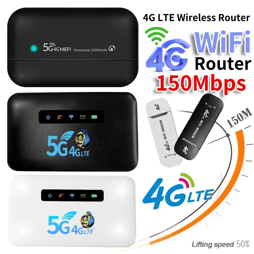 

H30 Mobile WiFi Router Portable Mobile WiFi Hotspot CAT4 150Mbps LAN RJ45 2600mAh with SIM Card Slot for Outdoor Travel