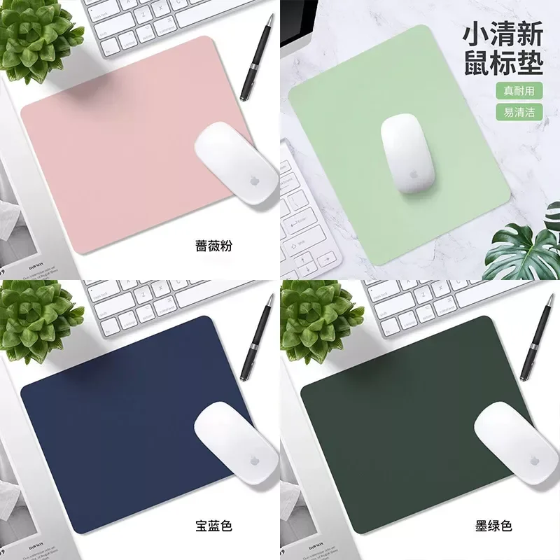 

PU Leathe Mouse Pad Double-sided Laptop Computer Desk Mat Home Office Waterproof Anti-slip Modern Keyboard Mice Pad Writing Mat