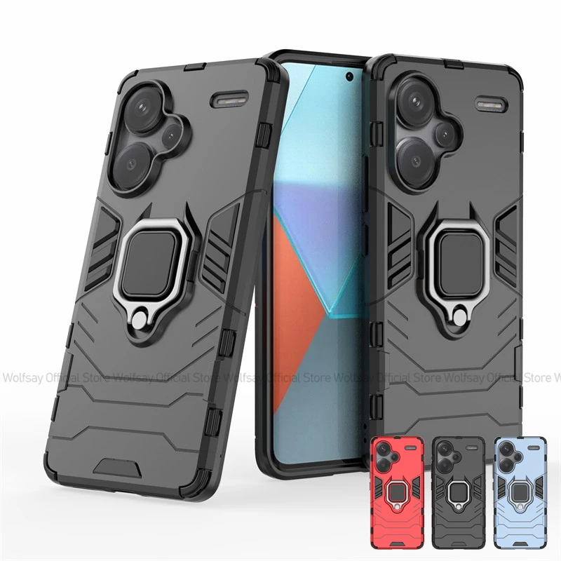 Чехол для Xiaomi Redmi Note 13 Pro Plus чехол противоударный армированный поликарбонатный