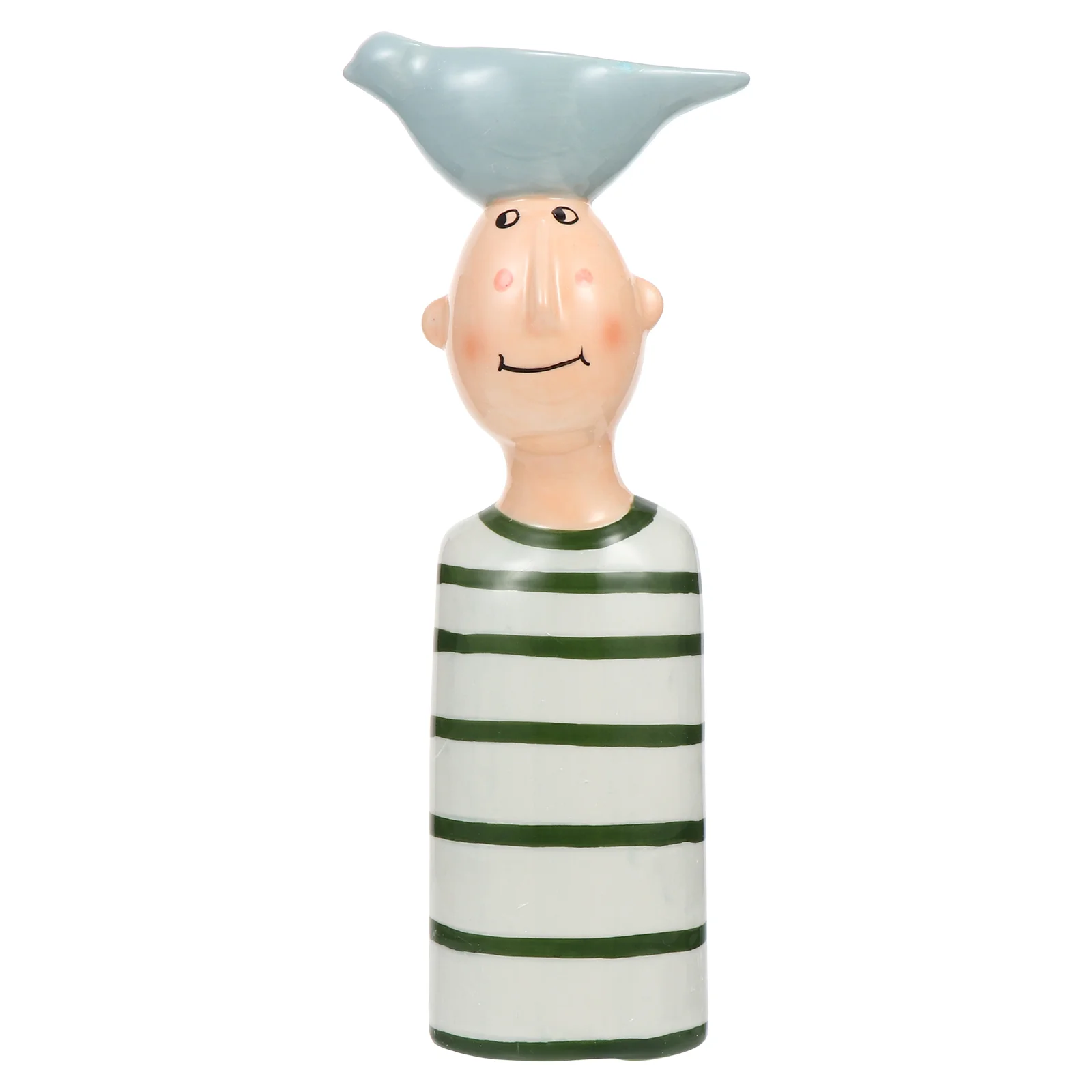 

Vase Flower Ceramic Face Planter Arrangement Head Porcelain Pots Indoor Cartoon Bud Gift Containermother Day Vaserpot Sculpture