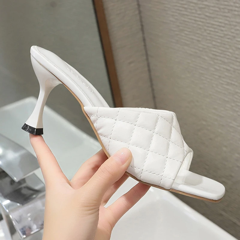 

Trending Products Casual 6.5CM Heels Women's Shoes For Women Free Shipping Sandals Woman Summer 2022 Flip Flops Off White Ladies