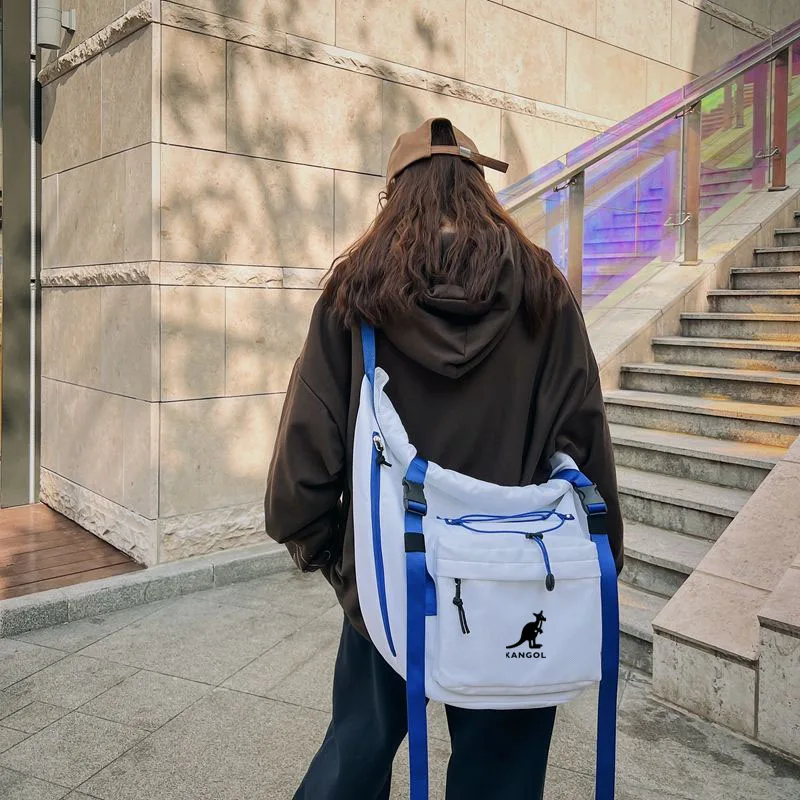 

Kangol Large Capacity and High Quality Nylon Ladies Shoulder Bag Boys Travel Bags Fashion Women Crossbody Bags