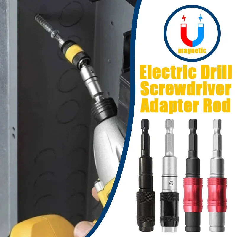 

1/4 Hex Screwdriver Bit Drill Magnetic Bit Holder Extension Rod Hand Tools Quick Change Holder Drive Guide Bits for screwdriver