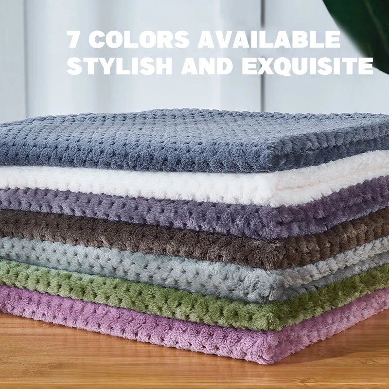 Мягкое одеяло для домашних животных плюшевое сна собаки однотонное моющееся