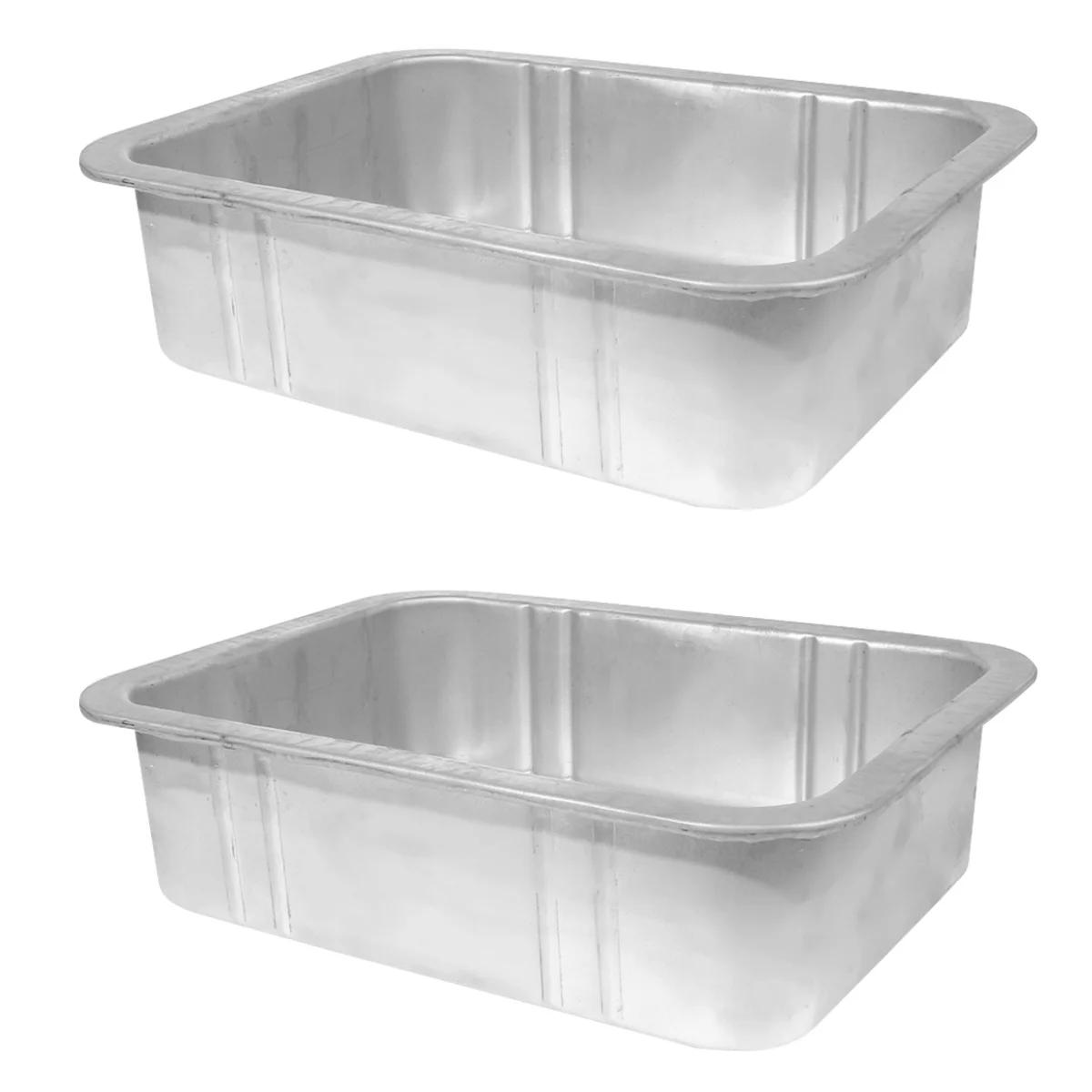 

10 L Motorcycle Lift Steel Oil Drain Pan Wash Basin 21×18CM Fluid Change Garage Tool Silver