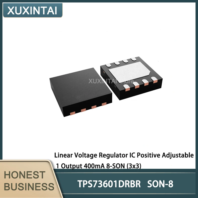 

10Pcs/Lot TPS73601DRBR TPS73601 Linear Voltage Regulator IC Positive Adjustable 1 Output 400mA 8-SON (3x3)