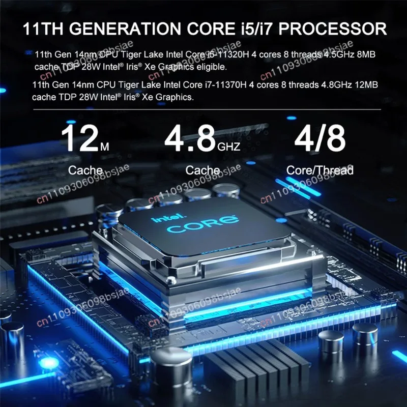Фото Мини-ПК i9 12900H/i7 12700H с GTX1060, однопроцессорный, для офиса и игр №3