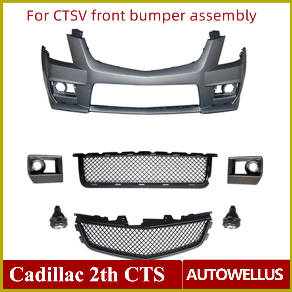 

Car body kit surround Front bumper assembly hood For Cadillac 2th CTS modified CTSV