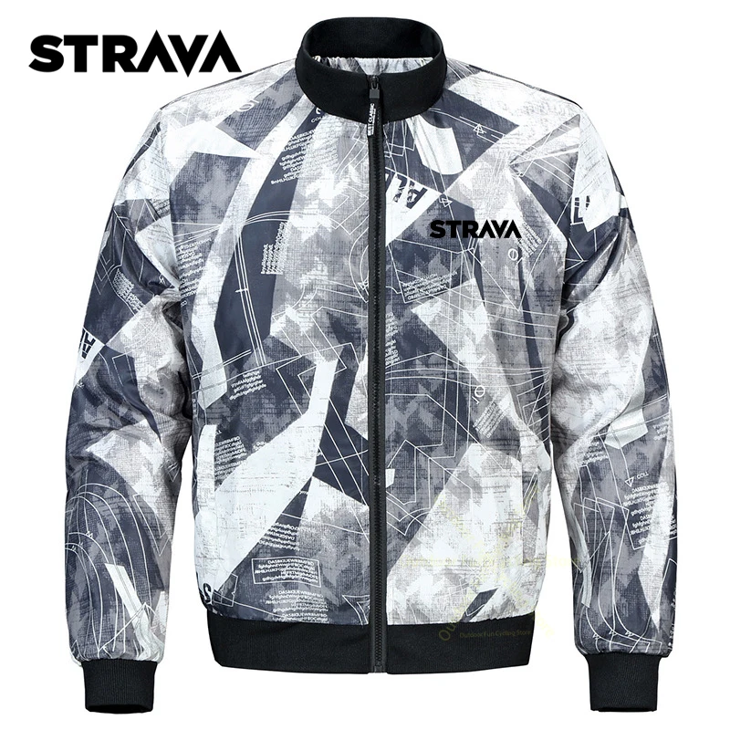 

Strava Cycling Jacket Road Cycling Jacket Anti-Pilling Durable Men's Cycling Windbreakers Outdoor Casual Mtb Bicycle Clothes