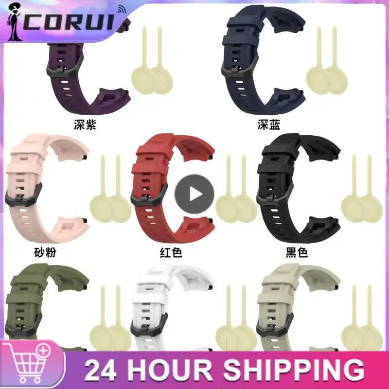 

With Tool Waterproof Watchband Sweat-proof Watchband Correa Breathable Watch Bracelet Smart Accessories Multi-color Watch Strap