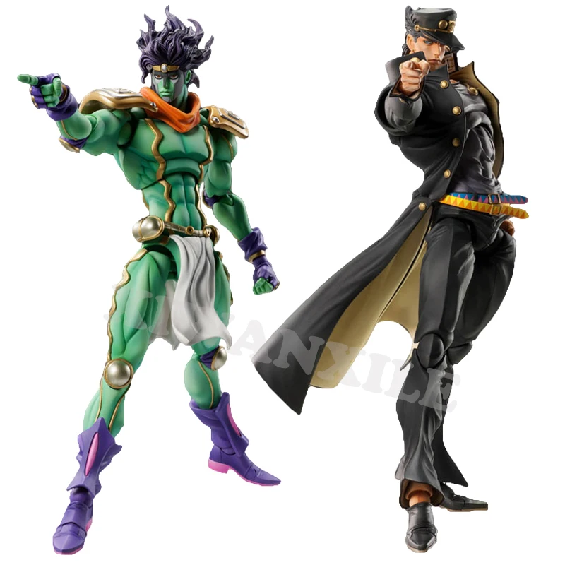

25cm Super Action Statue BIG Star Platinum/Jotaro Kujo Anime Figure JoJo's Bizarre Adventure Part.III Action Figure Doll Toys
