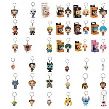 FUNKO POP 겨울왕국 키체인 토이 스토리 월-E 기묘한 이야기 미니언 드래곤 볼 나루토 원피스 액션 피규어 장난감, 어린이 선물, 신제품