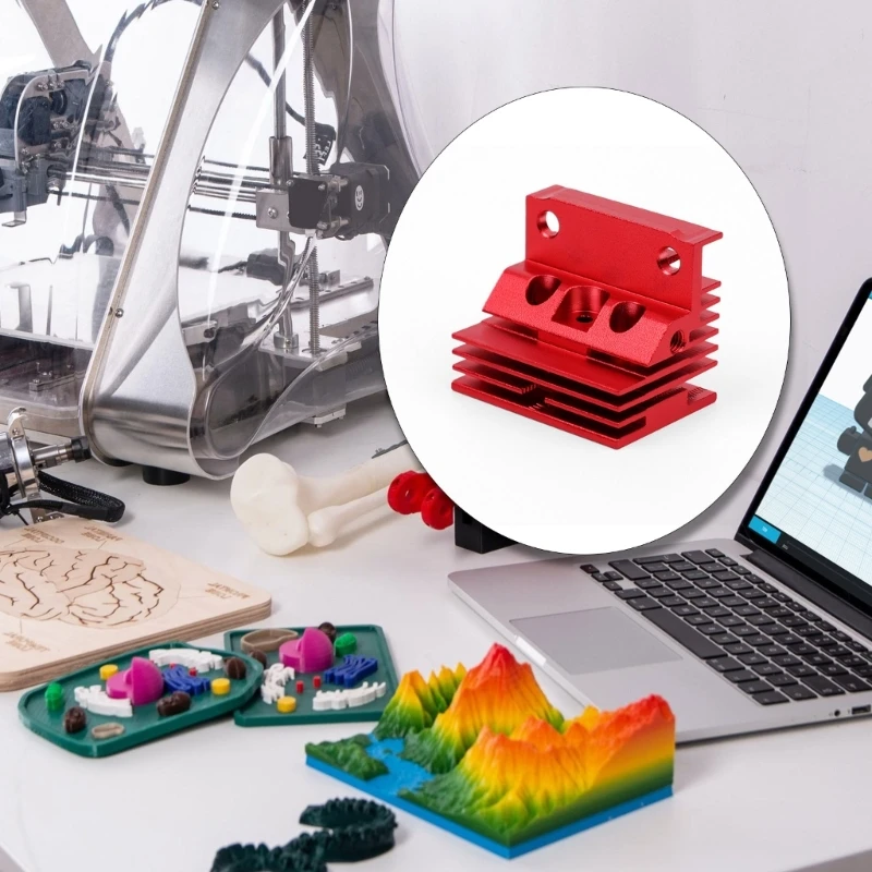 Профессиональный металлический радиатор тепловой блок для 3D-принтера головка