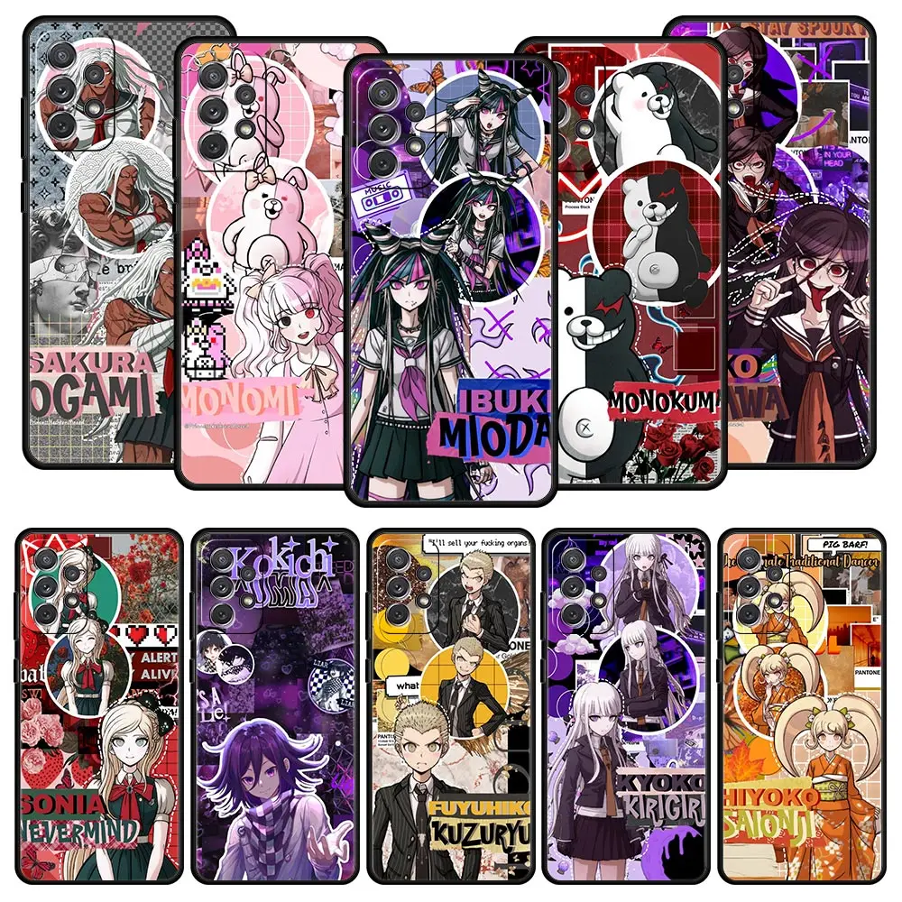 Аниме Чехол Danganronpa для телефона Samsung Galaxy A51 A71 A41 A31 A21S A11 A01 A03S A13 A23 A33 A53 A73 5G A12 A32
