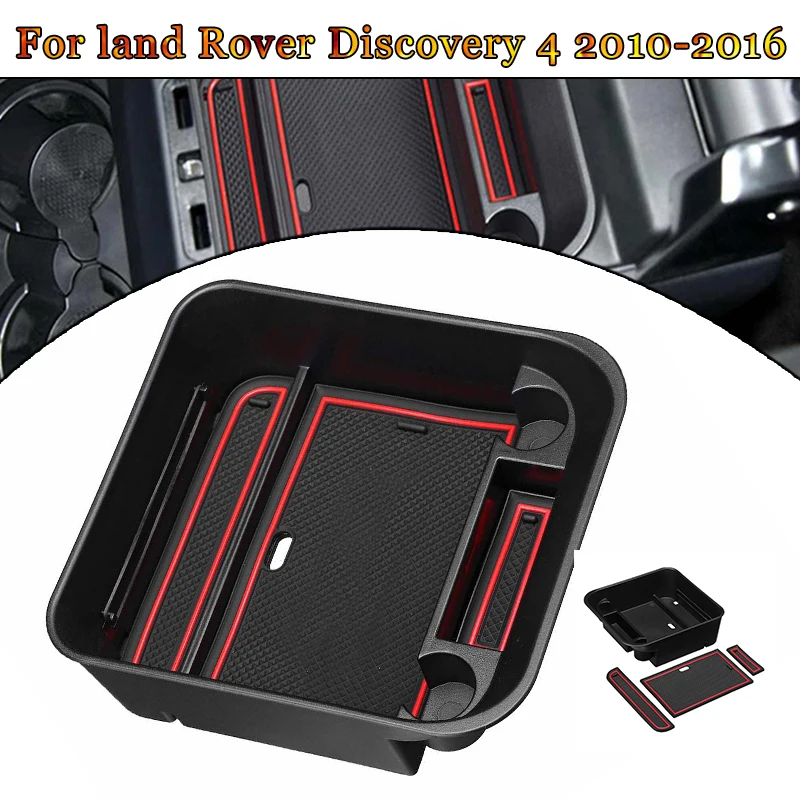

Для Land Rover Discovery 4 2010-2016, автомобильный контейнер для хранения, подлокотник, контейнер-органайзер, центральный Автомобильный интерьер, аксессуары