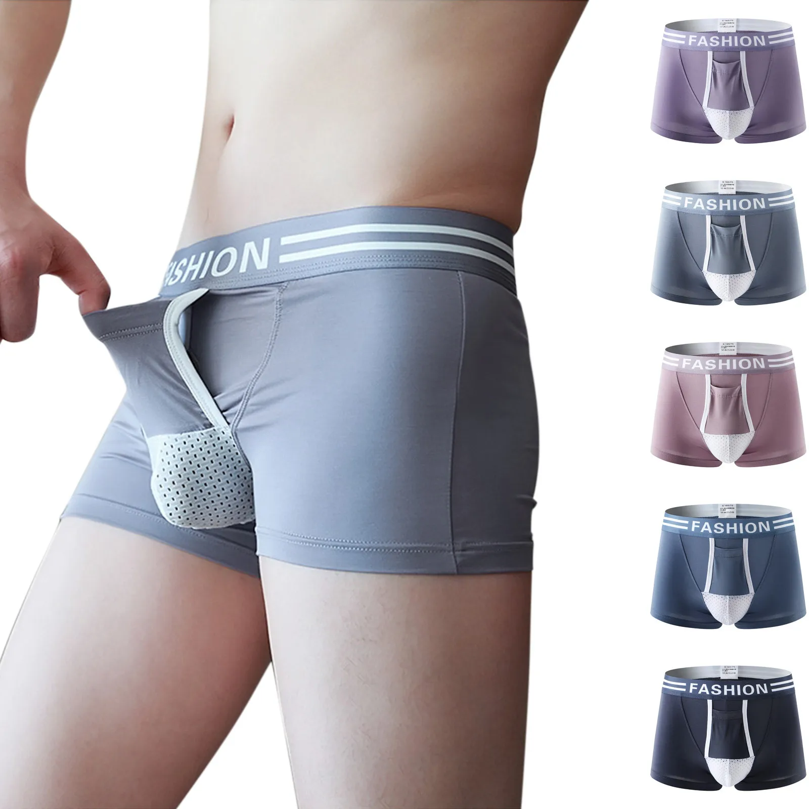 

Male Separable Knickers Comfortable Boxer Casual Elephant Trunk Breathable Underwear Boxershorts Solid Men's Lingerie Cueca