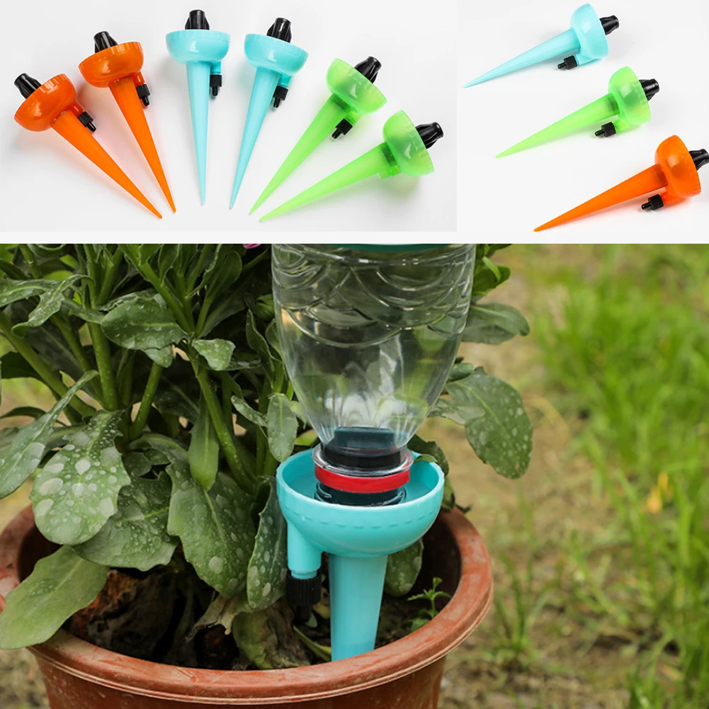 

Automatic Drip Irrigation System Self Watering Spike for Flower Plants Greenhouse Garden Adjustable Auto Water Dripper Device
