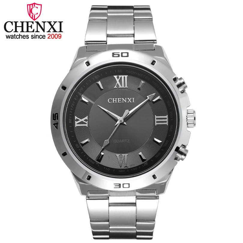 

Модные креативные Мужские кварцевые часы CHENXI 027C, инновационные мужские наручные часы с римскими цифрами и циферблатом, точные мужские часы ...