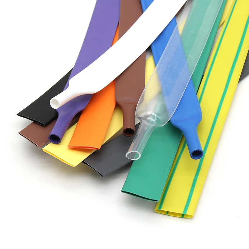 1/5 м диаметр 0 6 8 1 5 2 3 4 10 мм PE термоусадочная трубка соотношение 2:1 изолированная