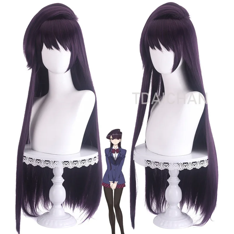 

Anime Komi Can't Communicate Cosplay Komi Shouko Cosplay Wig Long Purple Wig Komi Can't Communicate Cosplay Komi Wig