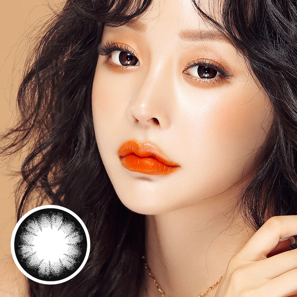 Контактные цветные линзы для косплея FRESH LADY Official серия Big Eyes 1 пара многоцветная