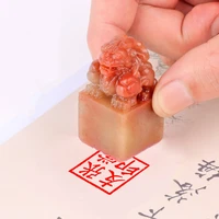 stone stamps chinese mythical wild animal sellos seals calligraphy painting seal customized artist personal name seals stamp