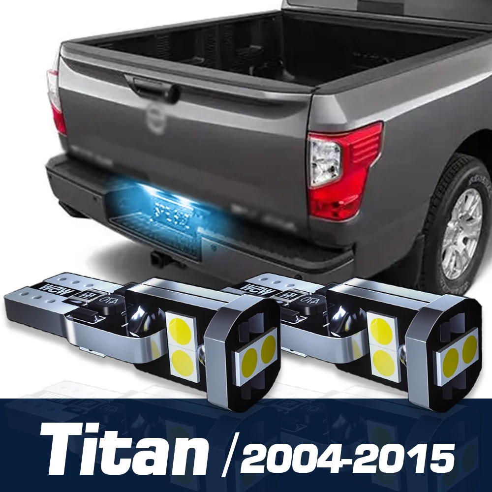 

2pcs LED License Plate Light Canbus Accessories For Nissan Titan 2004 2005 2006 2007 2008 2009 2010 2011 2012 2013 2014 2015