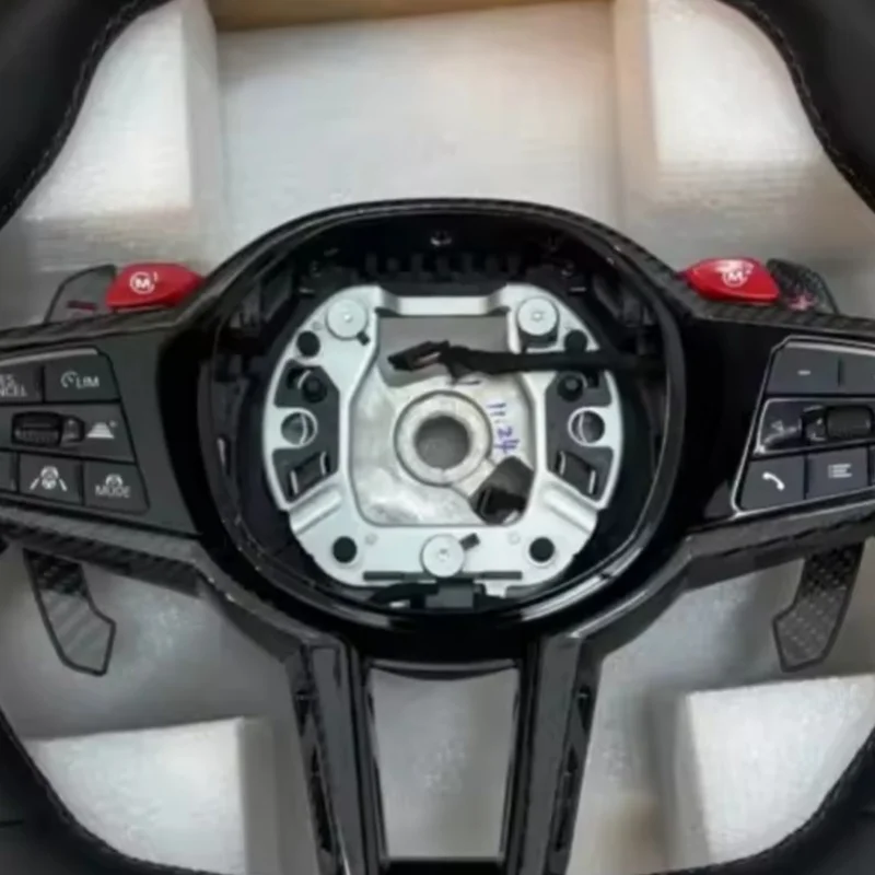 Кожаный чехол на руль для BMW G серии X3 X5 G30 G32 G38 G20 G28 G29 G05 G08 G11 G01 G02 G80, аксессуары для руля (art.: 3920dd1ffb366) - 3920dd1ffb366
