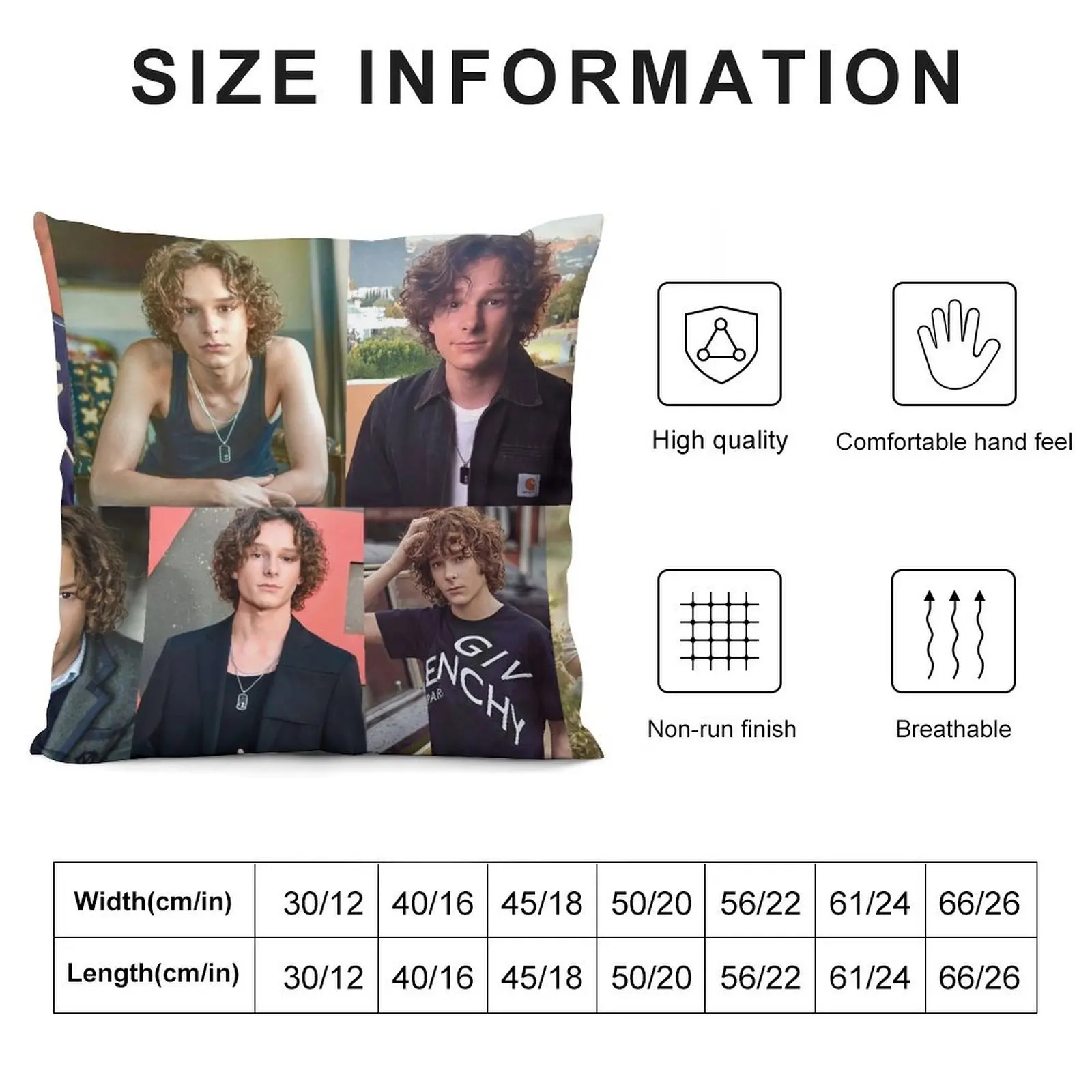 Декоративная подушка с коллажем под заказ