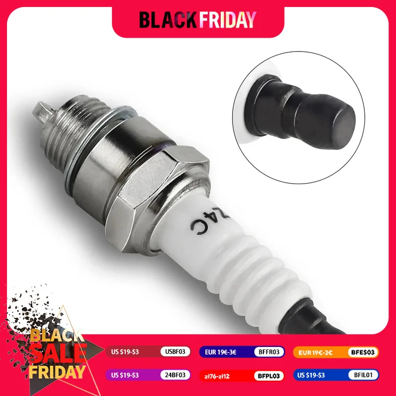 Свеча зажигания для мотоцикла 49CC 50CC 60CC 66CC 80CC двухтактный двигатель или