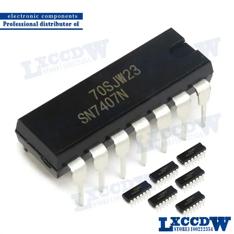 10 шт. SN7400N DIP-14 SN7400 DIP DIP14 SN7408N SN7408 SN7407N SN7407 SN7401N SN7402N SN7404N SN7406N SN7410N