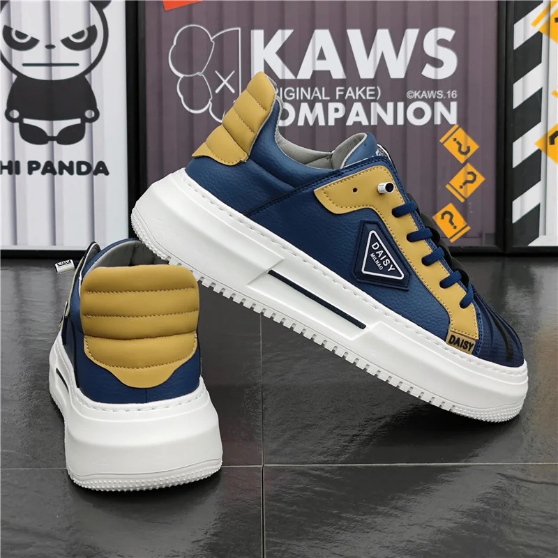 Summer Trend Chunky Blue Shell Sport Shoes Men Comfort Breathable Anti-slip Man Skateboard Sneakers Fashion Mens Designer Shoes