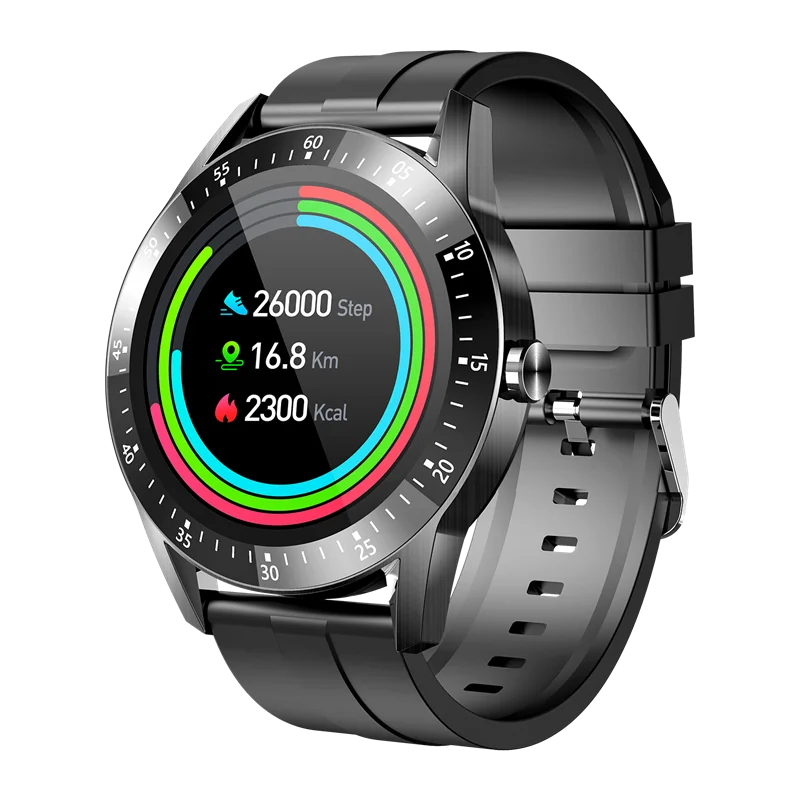 

Smart Watch Real Time Heart Rate IP67 Blood Pressure Pedometer Music Control Bluetooth-compatible 5.0