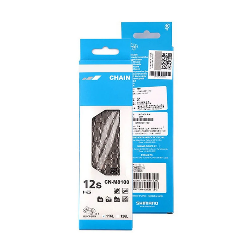 Цепь DEROE XT SLX CN-M6100 M7100 M8100 для велосипеда горного 12 Скоростей 116L 118L 126L цепь с быстрой