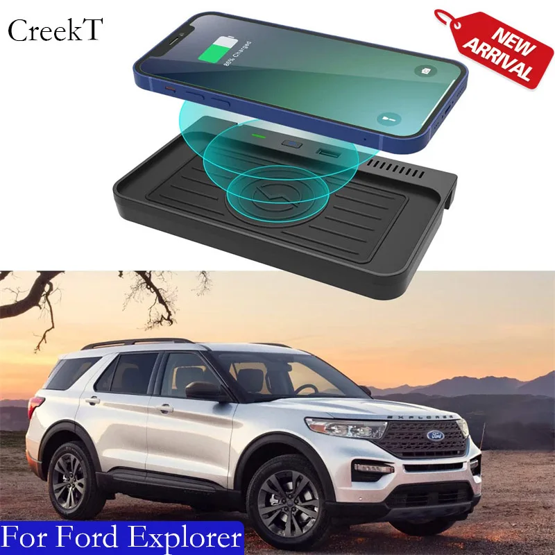 

Wireless Charger for Ford Explorer 2020 2021 2022 U625 Accessories Phone Wireless Charging Pad Mat Fit for Ford Explorer Limited