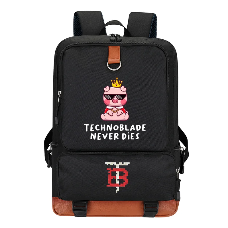 

Technoblade Never Dies Backpack So Long Nerds Back to School Bag for Boys Girls Dream SMP Bookbag Unisex Rucksack Mochilas