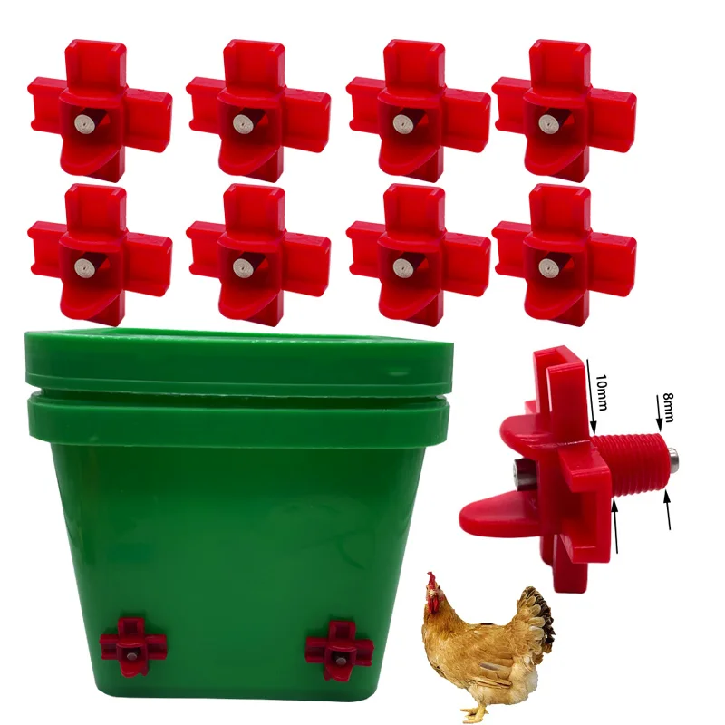 5/10 шт. автоматические поилки для цыплят и перепелов