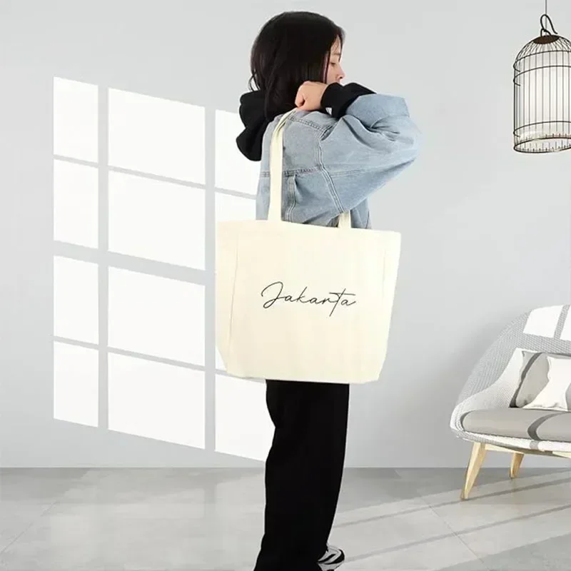 Сумка-тоут LWE1 легкие многоразовые тканевые сумки для покупок подходят DIY рекламы