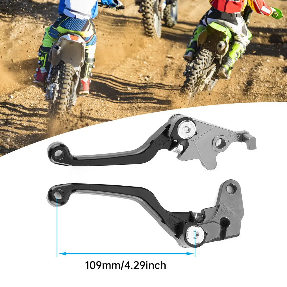 

2pcs CNC Alloy Motorcycle Brake Handle Motorcycle Modified Parts, Brake Handle, Horns, Adjustable Hand Lever