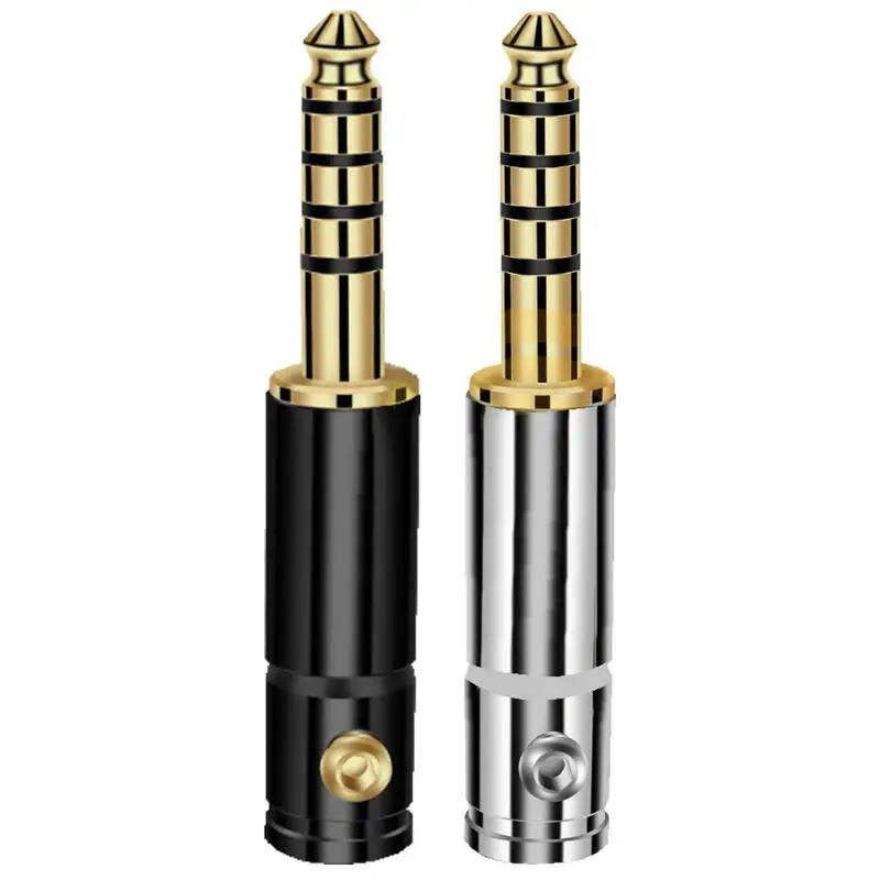 

4.4mm Audio Jack Plug 4.4 Male to 6mm Female Audio Plug 5 Poles Connector Stereo Audio Jack HiFi Headphone Metal Adapter