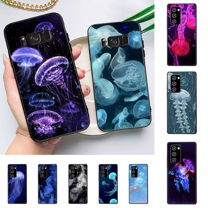 

Cute Cartoon Jellyfishes Phone Case For Samsung J 7 plus 7core J7 neo J6 plus prime J6 J4 J5 Mobile Cover