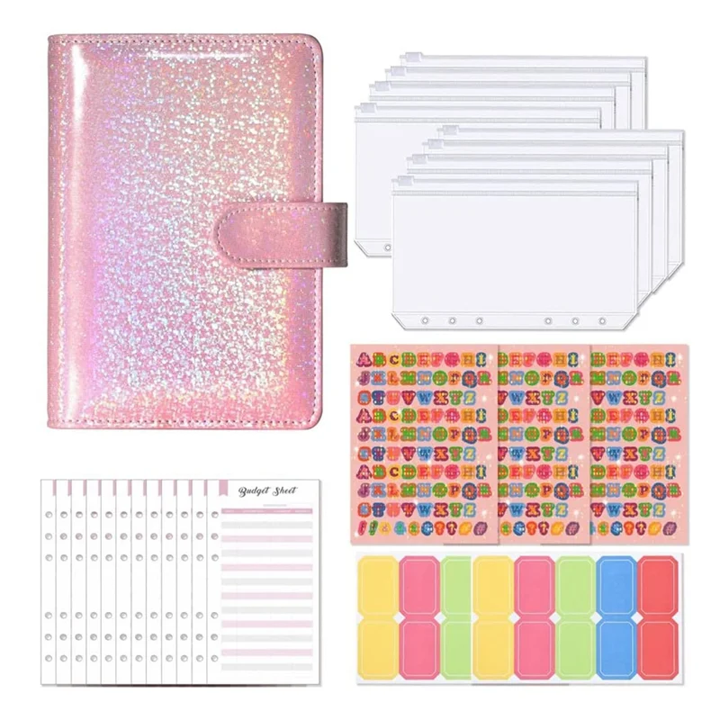 

Бюджетные конверты для денег, кошелек A6, набор для экономии денег, наполнение наличными, Бюджетный кошелек, органайзер для денег с бюджетным листом D