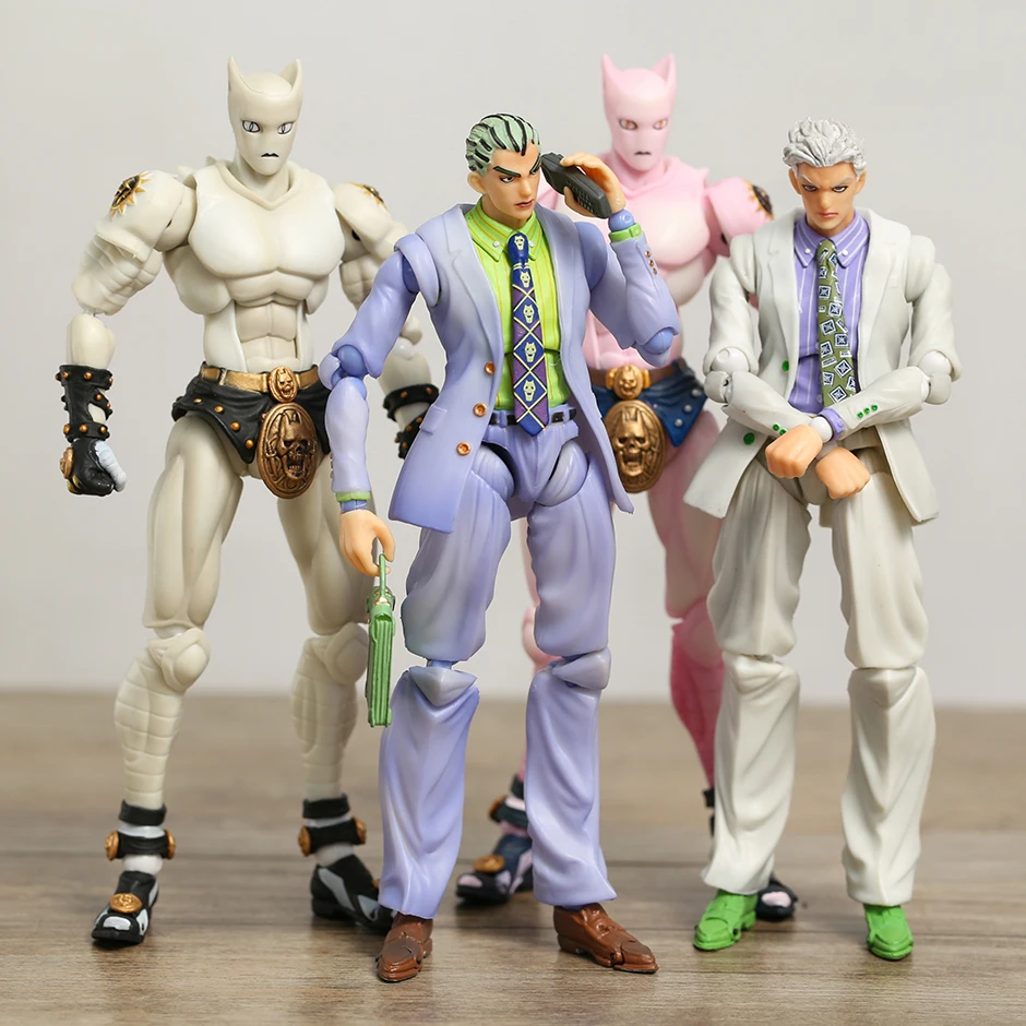 

JoJo's Bizarre Adventure Kira Yoshikage Killer Queen 6" Action Figure Joint Movable Model Toy Excellent Doll
