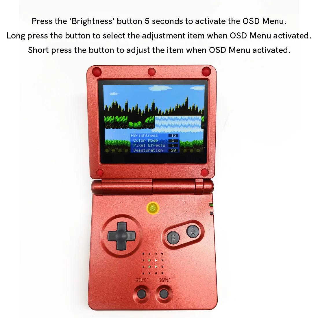 Фото Предварительно ламинированный IPS LCD-экран V5 для GBA SP, 3.0 дюйма, комплект для замены экрана, простая установка. №2