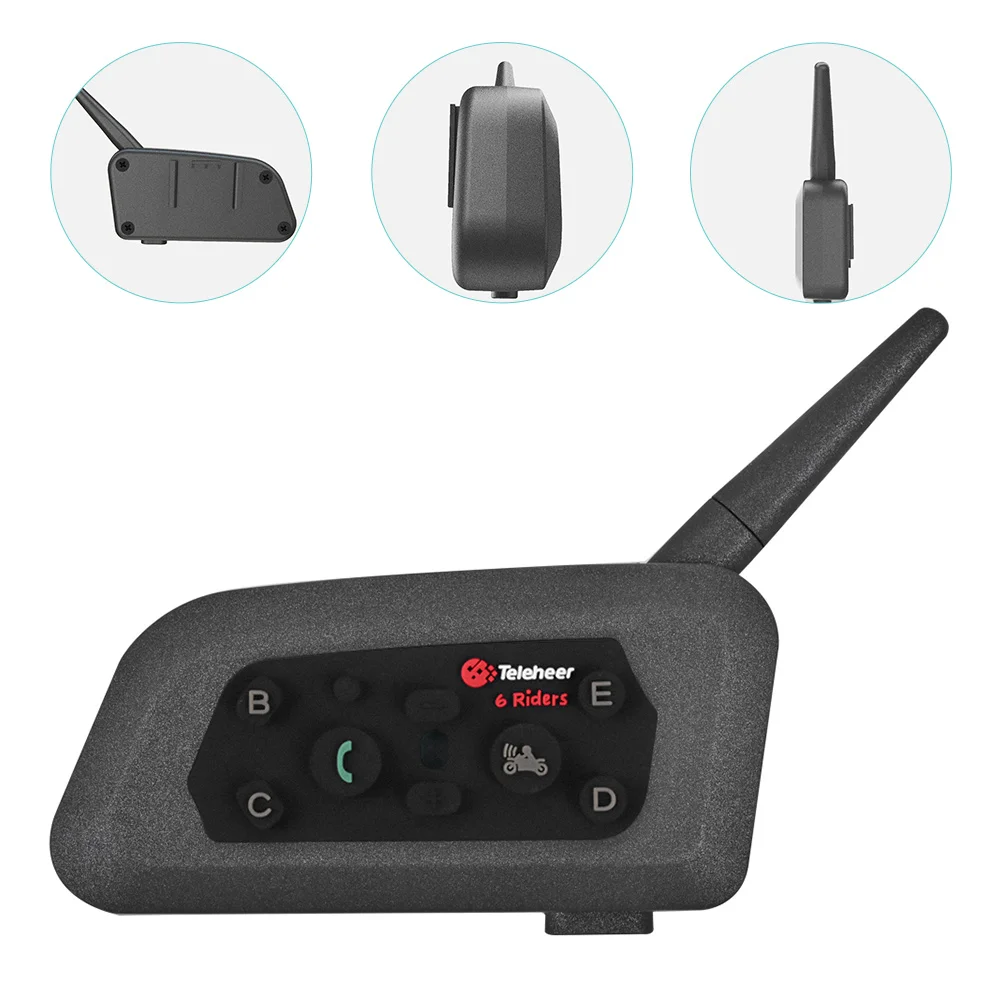 

1 Set Wireless Headset Waterproof Mounted Earphone Intercom Set