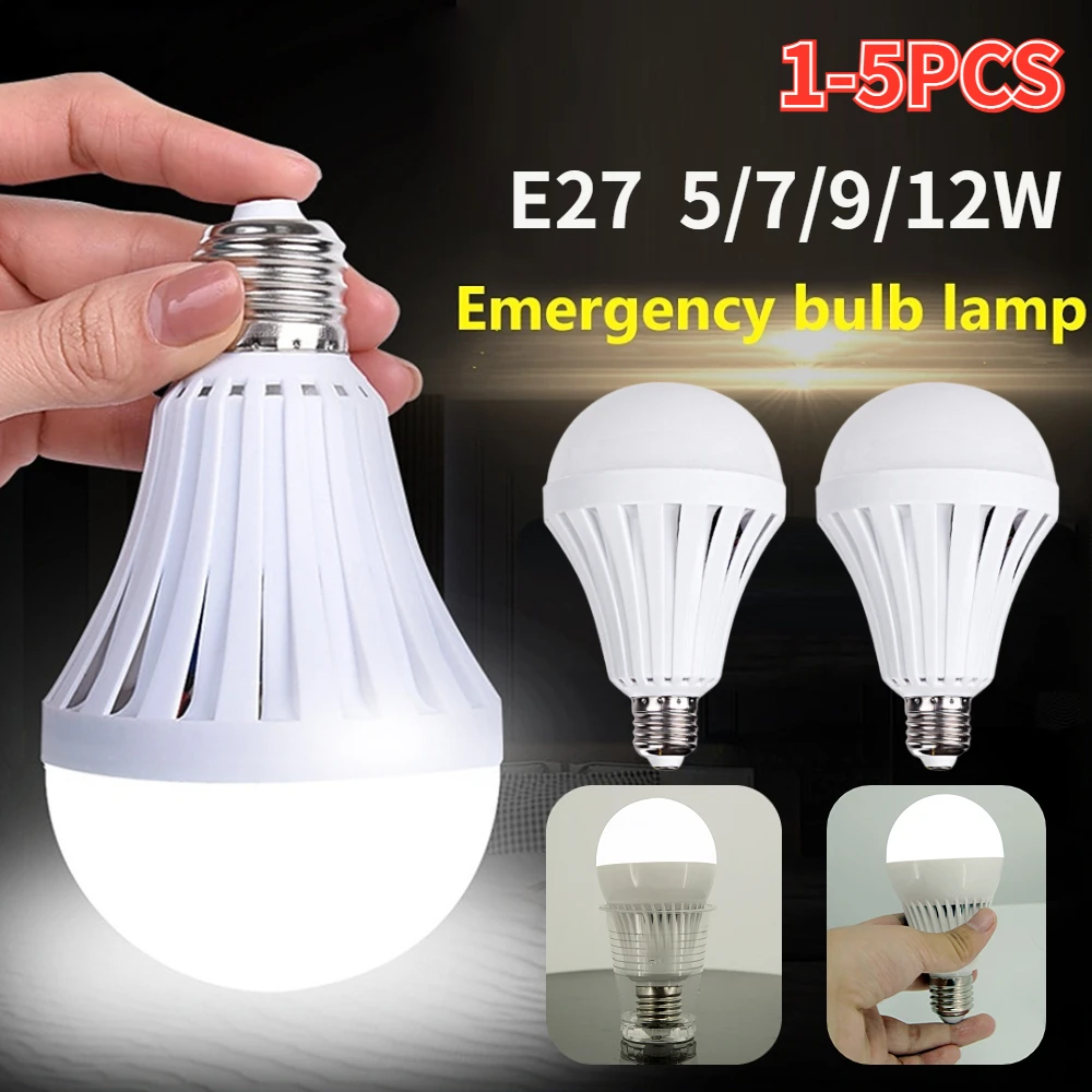 

Лампа аварийная светодиодная, E27, 5/7/9/12 Вт