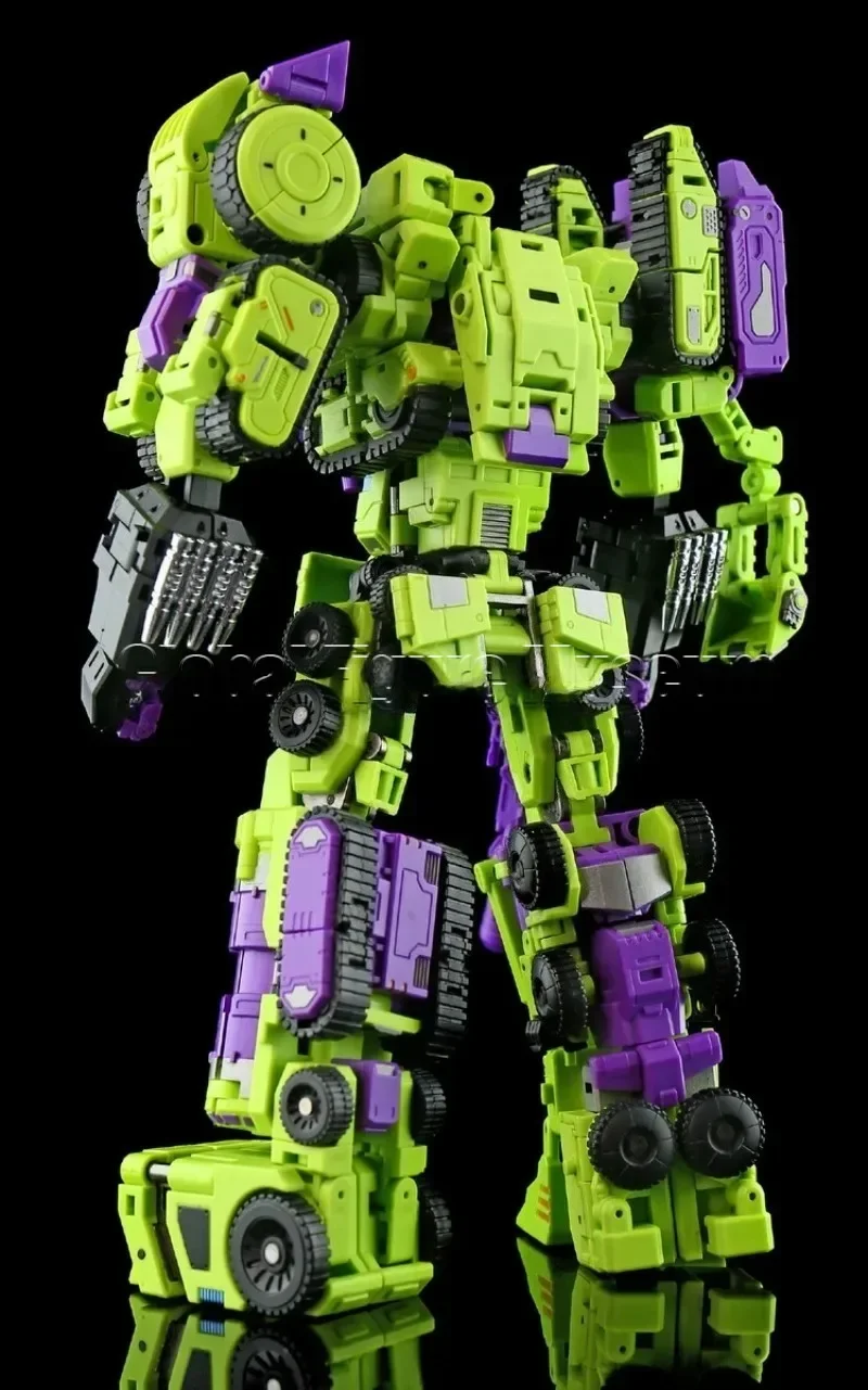 Фото В наличии: Lucky Cat Transformation MICRO COSMOS MC-02 RIKI-OH Destroyer, полный комплект, подвижная модель робота, коллекционный подарок №5