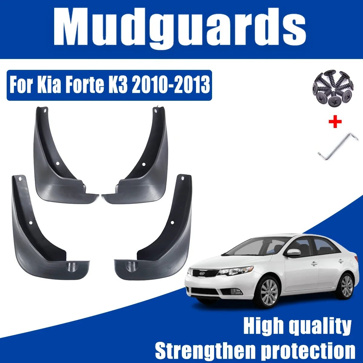 

4 шт., Автомобильные Брызговики для Kia Forte Cerato K3 2010-2013 2011 TD