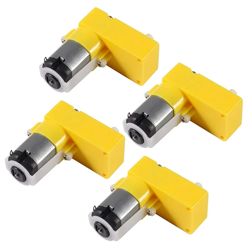 4 шт. электродвигатель с редуктором постоянного тока 3-6 в |