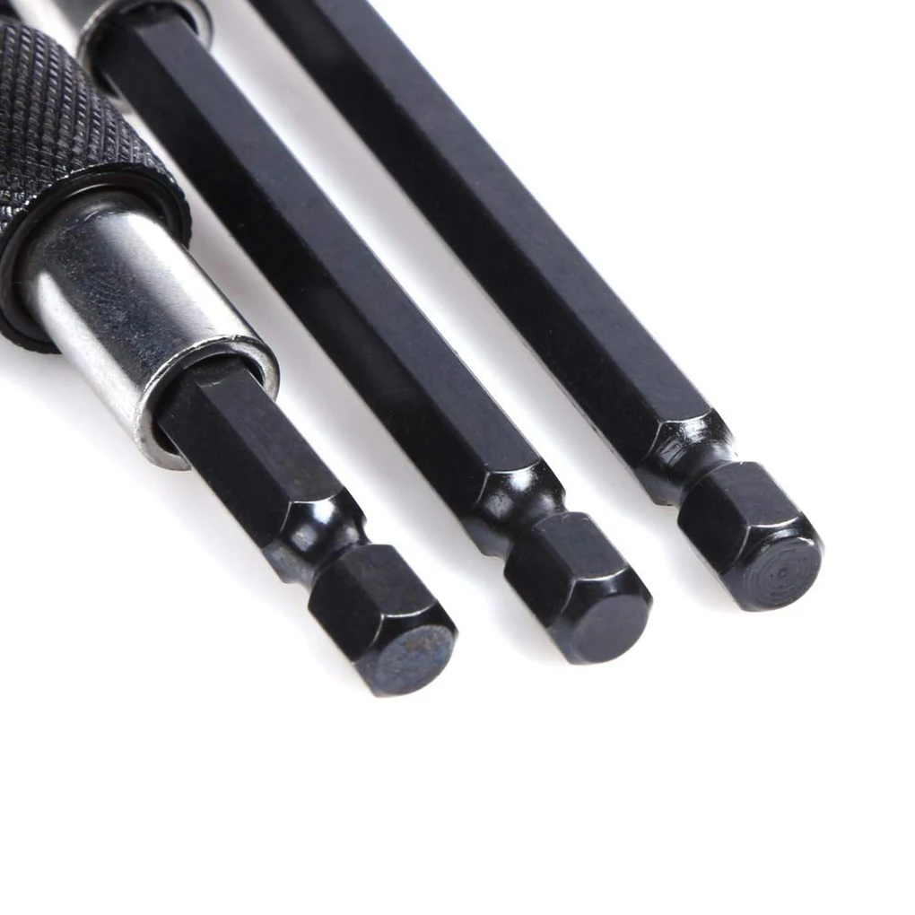 

3 шт. Магнитный удлинитель для шуруповерта из Нержавеющей Стали Быстросъемный 1 4 шестигранных сверла